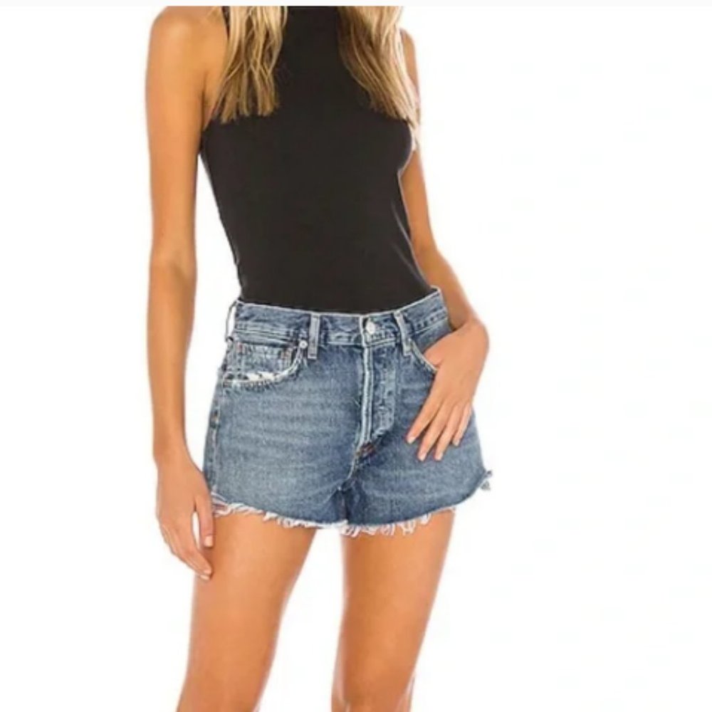 AGOLDE Parker Vintage Cut Off Short in Lowkey NWT Size 27